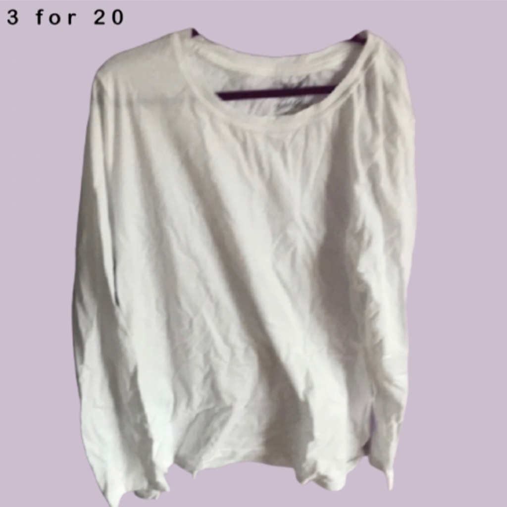White Long Sleeve Basic